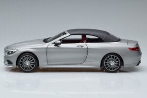 Mercedes S-Class A217 Kabriolet Šedý Norev 1:18 B66960355 Kov – obrázek 4 z 8
