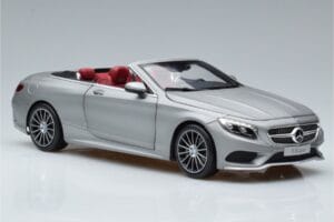 Mercedes S-Class A217 Kabriolet Šedý Norev 1:18 B66960355 Kov – obrázek 6 z 8