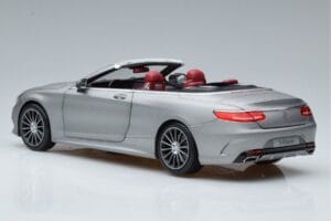 Mercedes S-Class A217 Kabriolet Šedý Norev 1:18 B66960355 Kov – obrázek 7 z 8