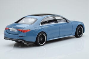Mercedes S-Class W223 Vintage Modrý Norev 1:18 B66960828 Kov – obrázek 3 z 7