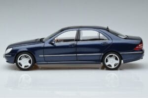 Mercedes S55 AMG W220 Modrý Norev 1:18 183817 Kov – obrázek 4 z 7
