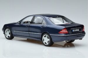 Mercedes S55 AMG W220 Modrý Norev 1:18 183817 Kov – obrázek 6 z 7