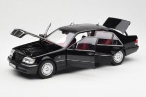 Mercedes S600 W140 Černý Norev 1:18 183722 Kov – obrázek 2 z 8
