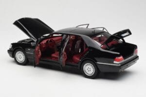 Mercedes S600 W140 Černý Norev 1:18 183722 Kov – obrázek 5 z 8