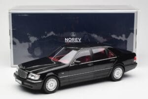 Mercedes S600 W140 Černý Norev 1:18 183722 Kov – obrázek 8 z 8