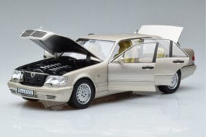 Mercedes S600 W140 Stříbrný Norev 1:18 183723 Kov – obrázek 2 z 7