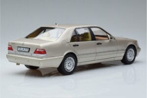 Mercedes S600 W140 Stříbrný Norev 1:18 183723 Kov – obrázek 3 z 7
