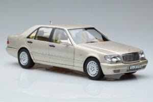 Mercedes S600 W140 Stříbrný Norev 1:18 183723 Kov – obrázek 5 z 7