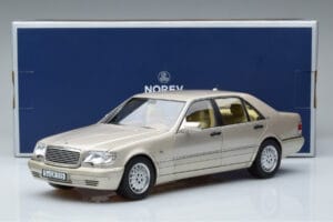 Mercedes S600 W140 Stříbrný Norev 1:18 183723 Kov – obrázek 7 z 7