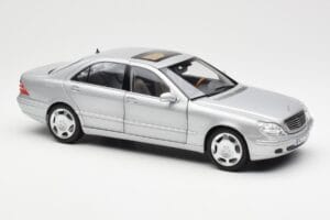 Mercedes S600 W220 Stříbrný Metalíza Norev 1:18 183810 Kov – obrázek 6 z 8