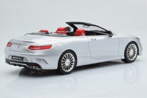 Mercedes AMG S65 A217 Kabriolet Stříbrný GT Spirit 1:18 GT764 Pryskyřice – obrázek 2 z 6