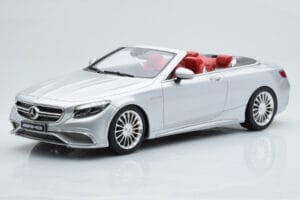 Mercedes AMG S65 A217 Kabriolet Stříbrný GT Spirit 1:18
