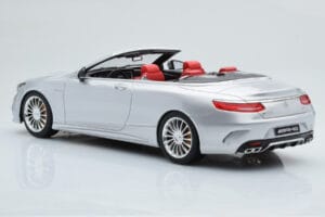 Mercedes AMG S65 A217 Kabriolet Stříbrný GT Spirit 1:18 GT764 Pryskyřice – obrázek 5 z 6