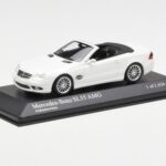 Mercedes SL 55 AMG R230 Bílý Minichamps 1:43 - image 2 of 4