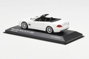 Mercedes SL 55 AMG R230 Bílý Minichamps 1:43 400036170 Kov – obrázek 3 z 4