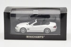 Mercedes SL 55 AMG R230 Bílý Minichamps 1:43 400036170 Kov – obrázek 4 z 4