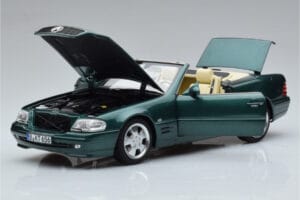 Mercedes SL500 R129 Zelený Metalíza Norev 1:18 183753 Kov – obrázek 2 z 8