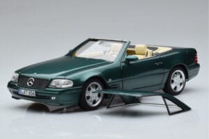 Mercedes SL500 R129 Zelený Metalíza Norev 1:18 183753 Kov – obrázek 3 z 8