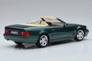 Mercedes SL500 R129 Zelený Metalíza Norev 1:18 183753 Kov – obrázek 4 z 8