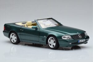 Mercedes SL500 R129 Zelený Metalíza Norev 1:18 183753 Kov – obrázek 6 z 8