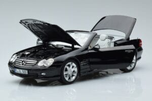 Mercedes SL500 R230 Černý Norev 1:18 183840 Kov – obrázek 2 z 8