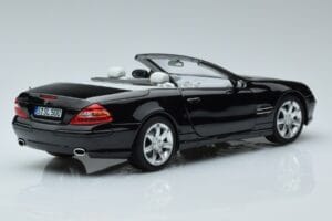 Mercedes SL500 R230 Černý Norev 1:18 183840 Kov – obrázek 3 z 8