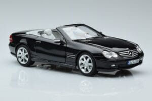 Mercedes SL500 R230 Černý Norev 1:18 183840 Kov – obrázek 5 z 8