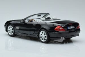 Mercedes SL500 R230 Černý Norev 1:18 183840 Kov – obrázek 6 z 8