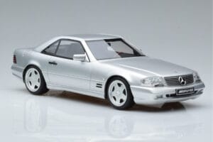 Mercedes SL 73 AMG R129 Brilliant Stříbrný Otto 1:18 OT240 Pryskyřice – obrázek 4 z 6