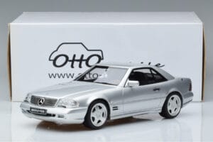 Mercedes SL 73 AMG R129 Brilliant Stříbrný Otto 1:18 OT240 Pryskyřice – obrázek 6 z 6