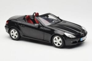 Mercedes SLK R171 Obsidian Černý Metallic Minichamps 1:18 B66962319 Kov – obrázek 7 z 9