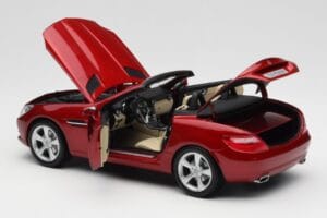 Mercedes SLK R172 Designo Zircon Červený Minichamps 1:18 B66960513 Kov – obrázek 5 z 8