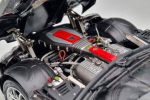 Mercedes SLR McLaren Černý CMC 1:18 M-045F Kov – obrázek 9 z 10