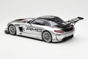 Mercedes SLS AMG GT3 #96 M. Hakkinen AMG Customer Sports 6 Hours of Zhuhai ILMC 2011 Minichamps 1:18 B66960197 Kov – obrázek 5 z 6