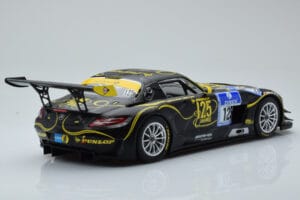 Mercedes SLS AMG GT3 Rowe Racing #125 Zehe / Bullitt / Renger / Hartung ADAC 24 Hours of Nurburgring 2013 Minichamps 1:18 151 – obrázek 2 z 6
