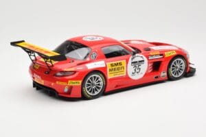 Mercedes SLS AMG GT3 #35 Team Black Falcon T. Heyer / Jafer / Lemeret 24 Hours of Spa 2011 Minichamps 1:18 151113135 Kov – obrázek 2 z 6