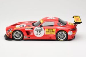 Mercedes SLS AMG GT3 #35 Team Black Falcon T. Heyer / Jafer / Lemeret 24 Hours of Spa 2011 Minichamps 1:18 151113135 Kov – obrázek 3 z 6