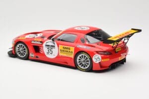 Mercedes SLS AMG GT3 #35 Team Black Falcon T. Heyer / Jafer / Lemeret 24 Hours of Spa 2011 Minichamps 1:18 151113135 Kov – obrázek 5 z 6