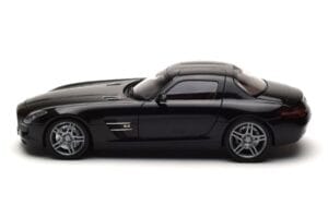 Mercedes SLS AMG Obsidian Černý Metalíza Minichamps 1:18 B66960042 Kov – obrázek 4 z 7