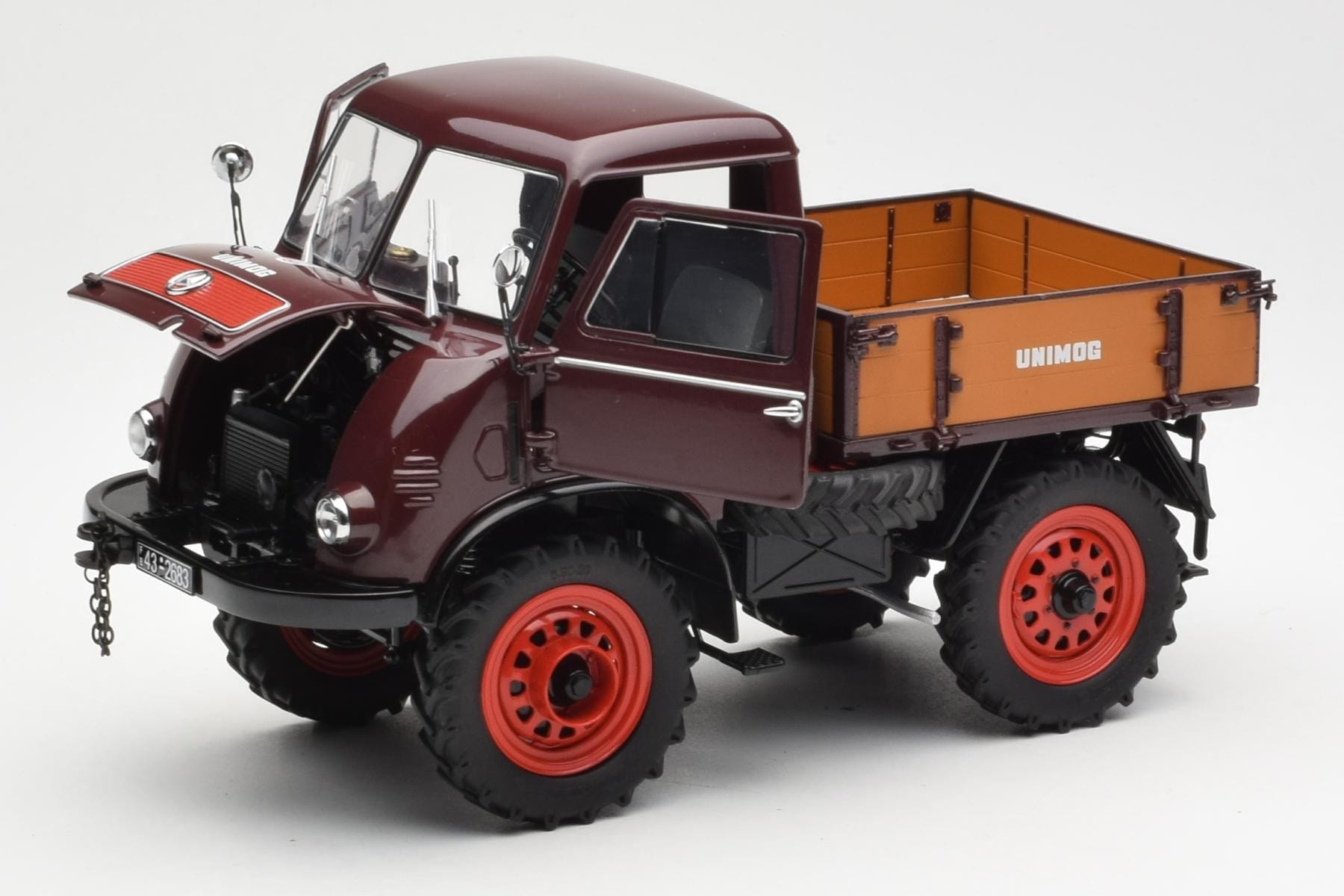 Mercedes Unimog 401 With Westfalia Cabin Schuco 1:18 450014300 Kov – obrázek 2 z 8