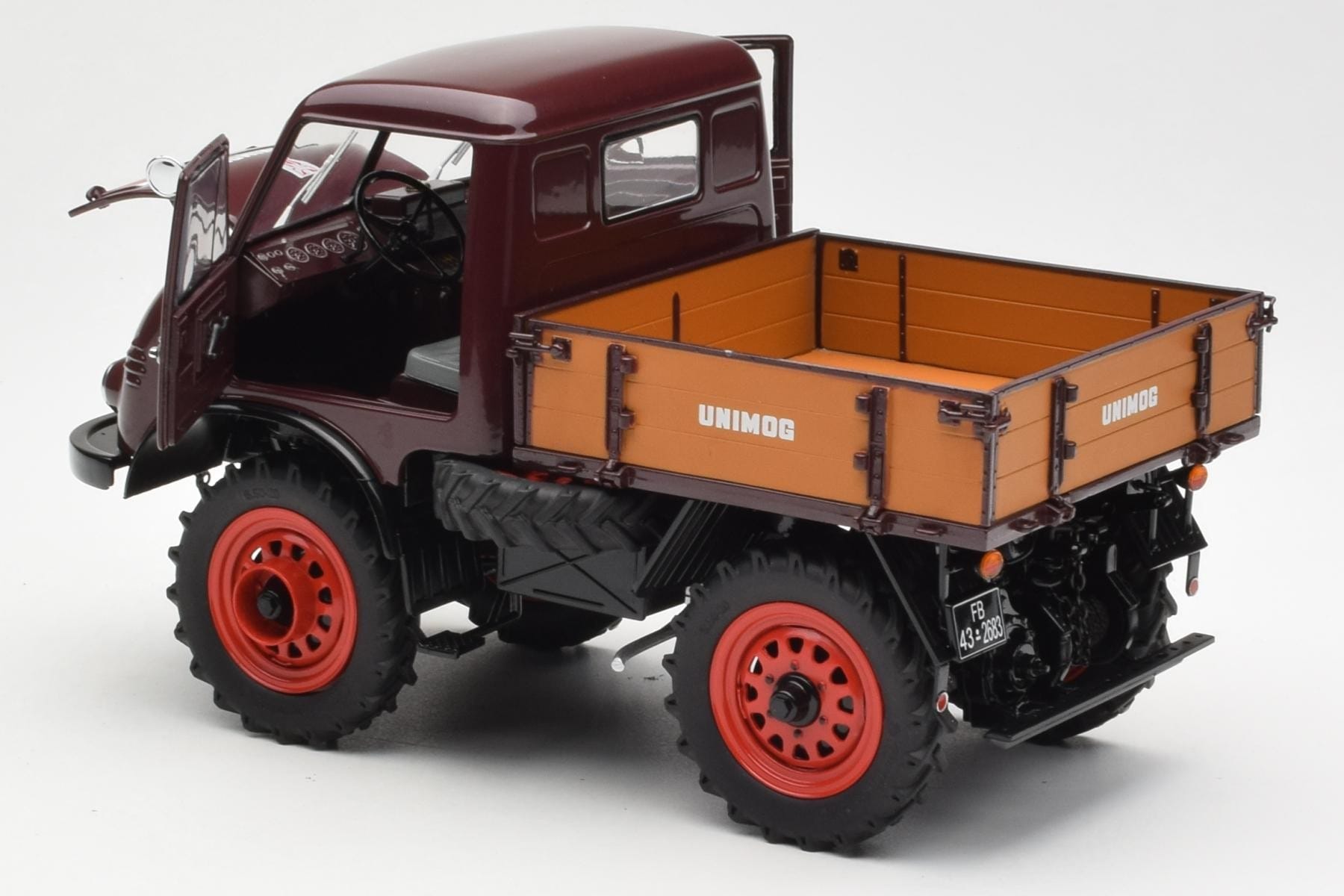 Mercedes Unimog 401 With Westfalia Cabin Schuco 1:18 450014300 Kov – obrázek 5 z 8