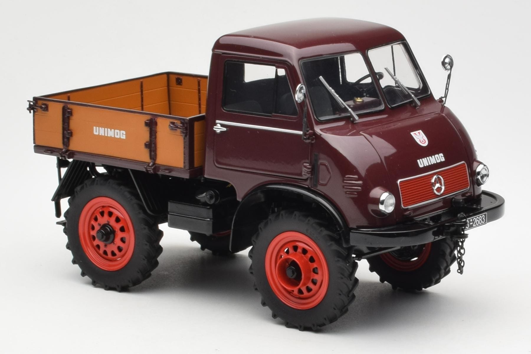 Mercedes Unimog 401 With Westfalia Cabin Schuco 1:18 450014300 Kov – obrázek 6 z 8
