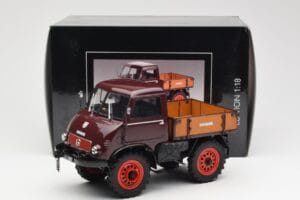 Mercedes Unimog 401 With Westfalia Cabin Schuco 1:18 450014300 Kov – obrázek 8 z 8