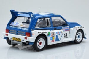 MG Metro 6R4 #14 D. Llewellin / P. Short RAC Rally 1986 IXO 1:18 18RMC068C Kov – obrázek 2 z 6