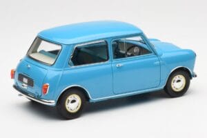 Morris Mini Minor Modrý Kyosho 1:18 08964BL Kov – obrázek 3 z 8