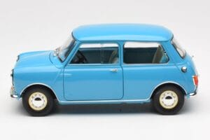 Morris Mini Minor Modrý Kyosho 1:18 08964BL Kov – obrázek 4 z 8