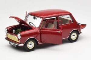 Morris Mini Minor Červený Kyosho 1:18 08964R Kov – obrázek 2 z 8