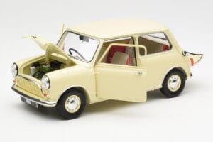Morris Mini Minor Bílý Kyosho 1:18 08964W Kov – obrázek 2 z 8
