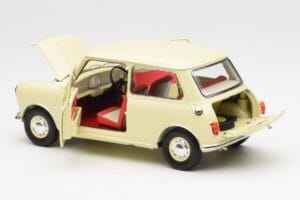 Morris Mini Minor Bílý Kyosho 1:18 08964W Kov – obrázek 5 z 8