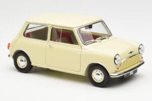 Morris Mini Minor Bílý Kyosho 1:18 08964W Kov – obrázek 6 z 8